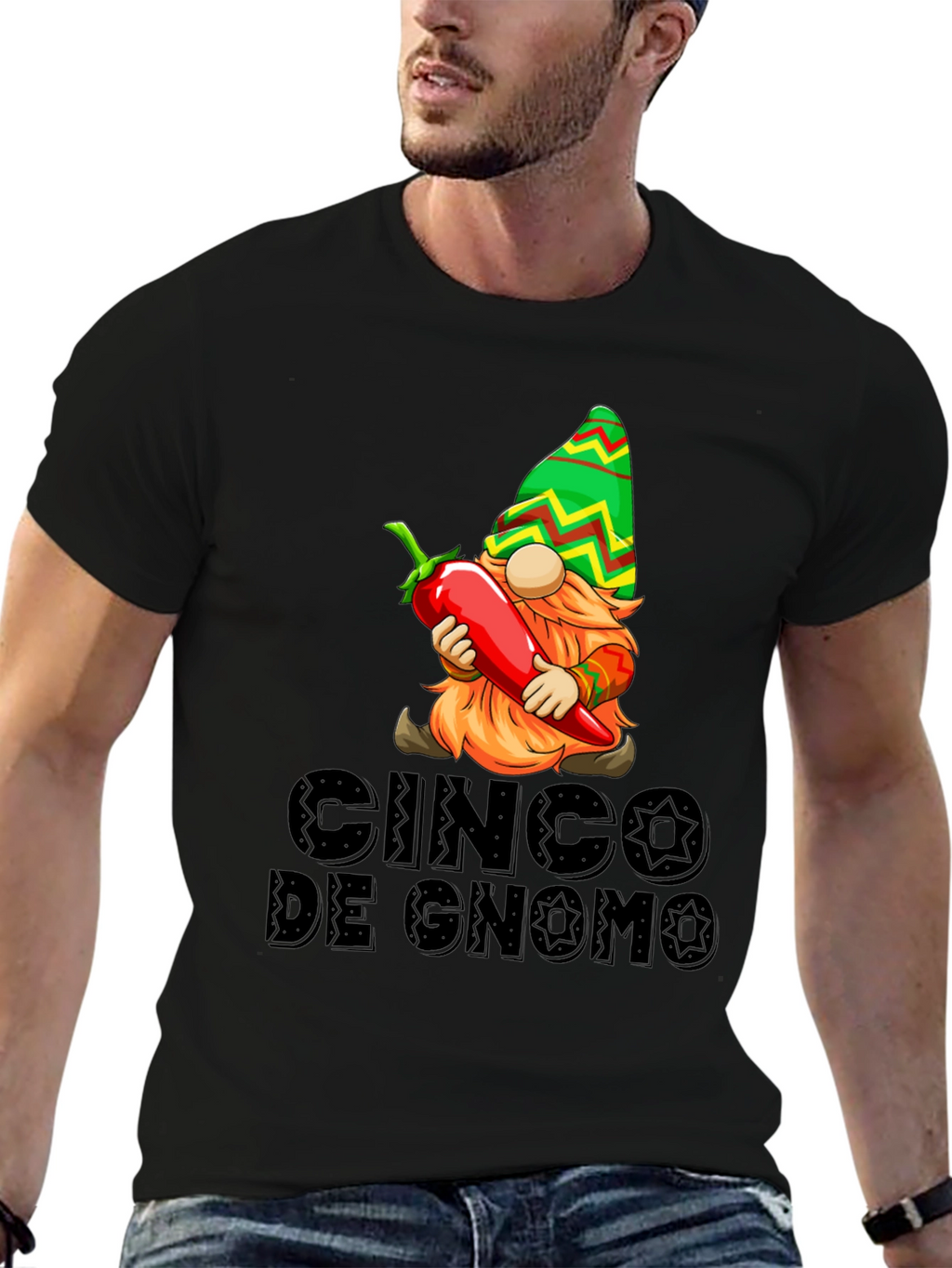 Cinco De Gnomo Graphic T-Shirt