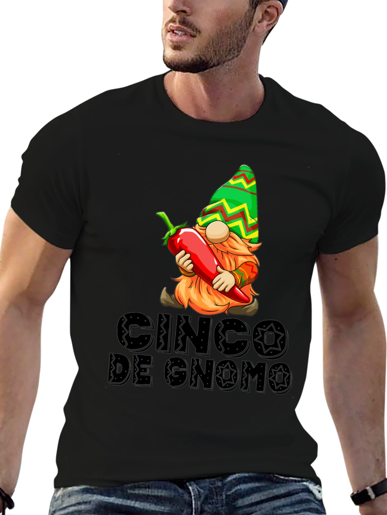 Cinco De Gnomo Graphic T-Shirt