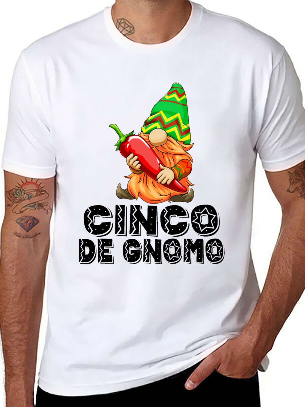 Cinco De Gnomo Graphic T-Shirt