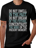 Inspirational Quote T-Shirt - Black