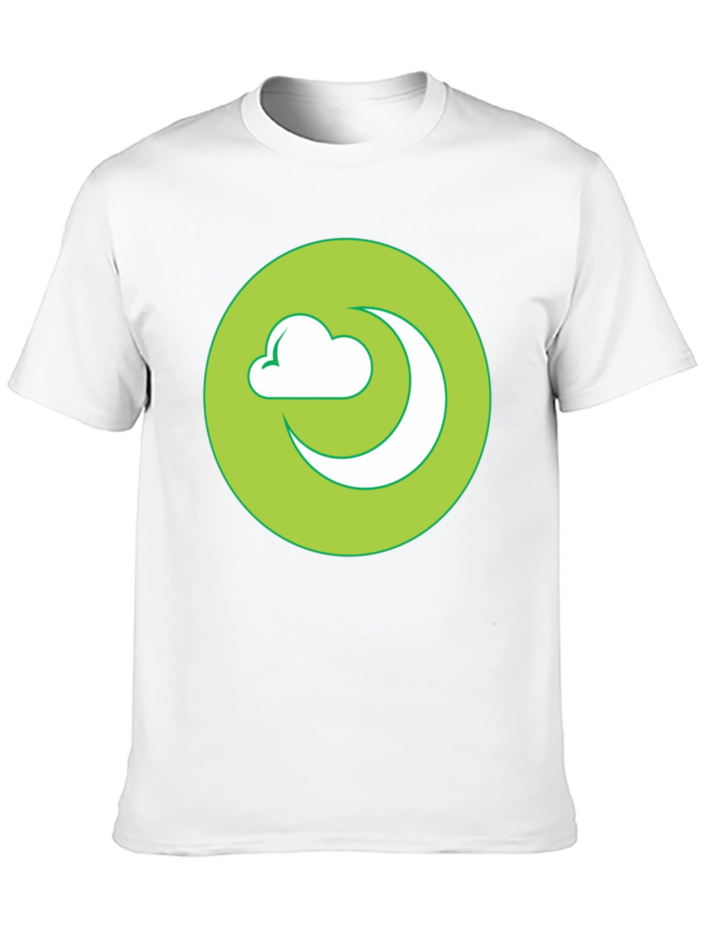 Moon Cloud Graphic Black T-Shirt