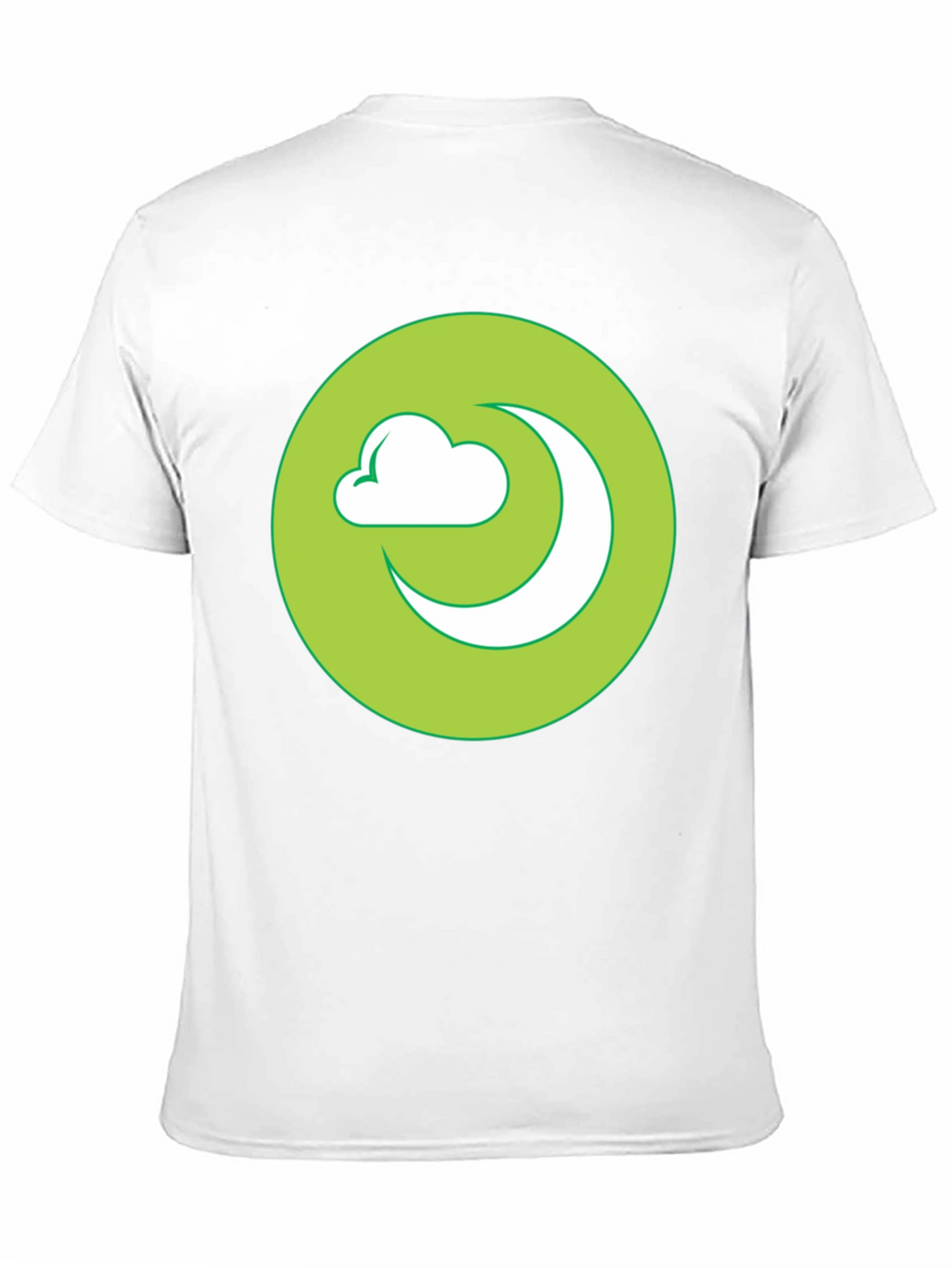 Moon Cloud Graphic Black T-Shirt