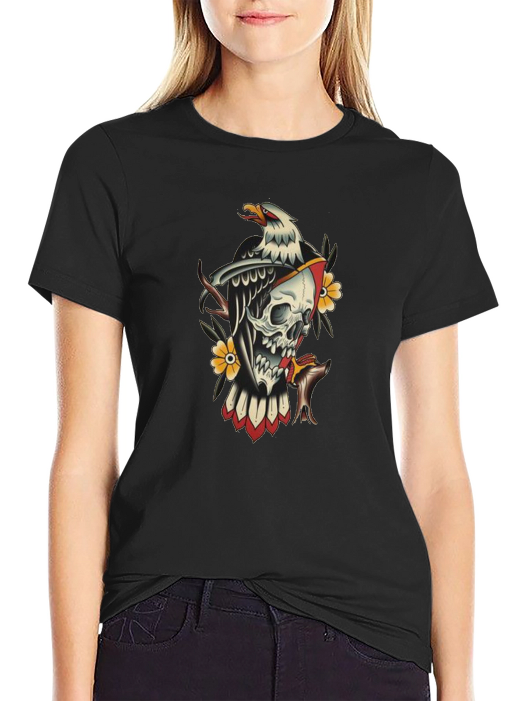 Skull & Eagle Graphic Tee