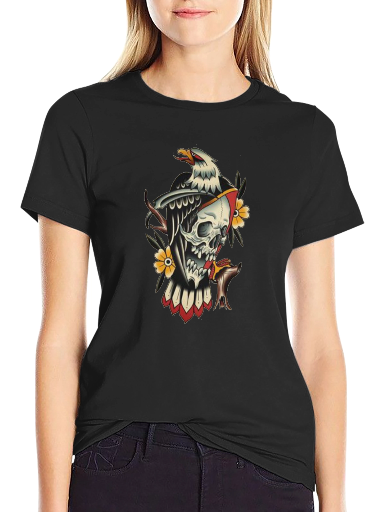 Skull & Eagle Graphic Tee