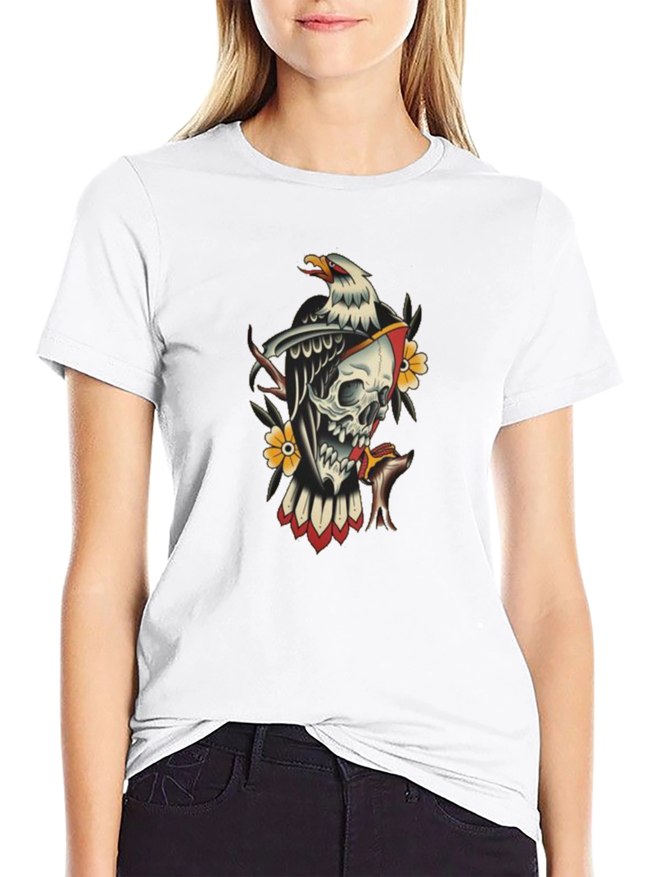 Skull & Eagle Graphic Tee