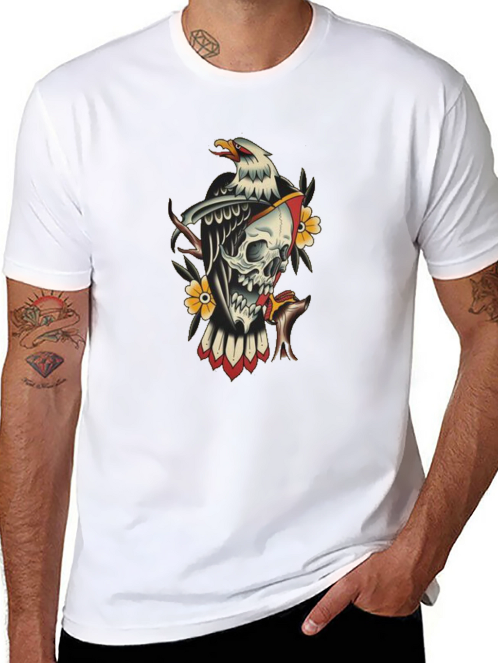 Skull & Eagle Graphic Tee