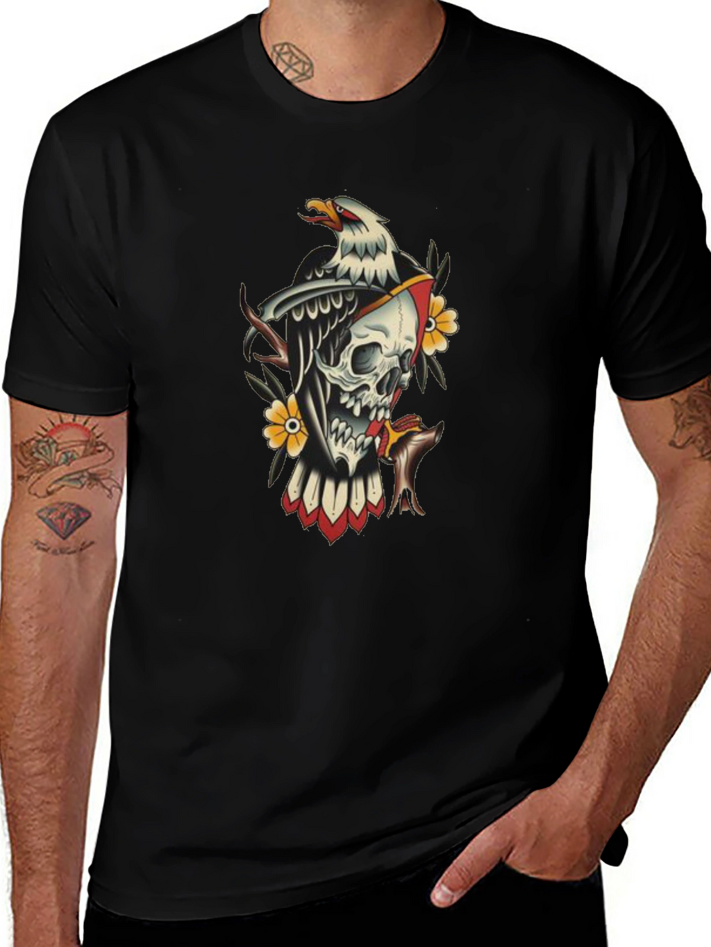 Skull & Eagle Graphic Tee