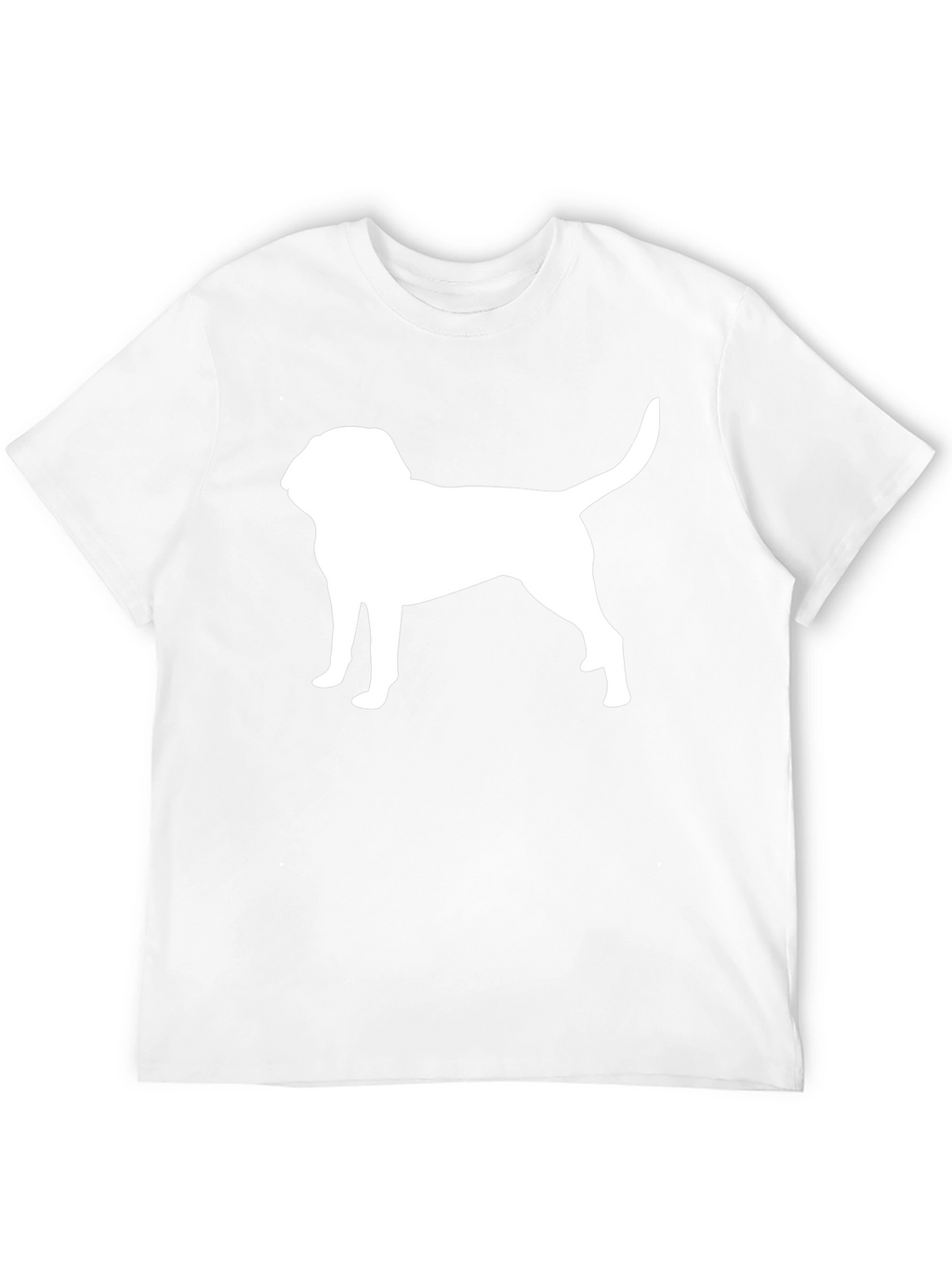 Dog Silhouette T-Shirt - Black Graphic Tee
