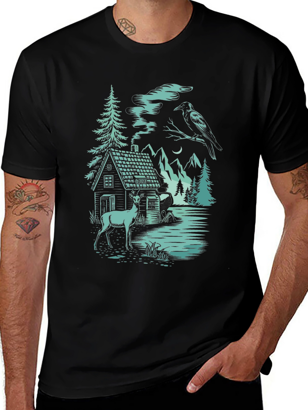Cabin & Raven Graphic Tee