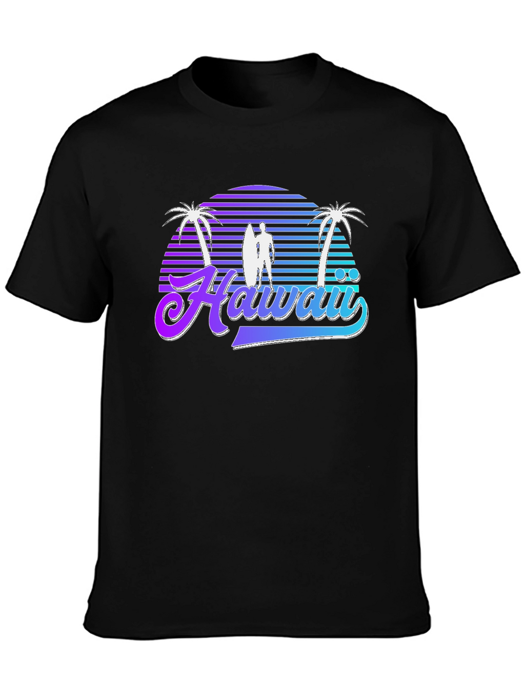 Hawaii Retro Sunset T-Shirt