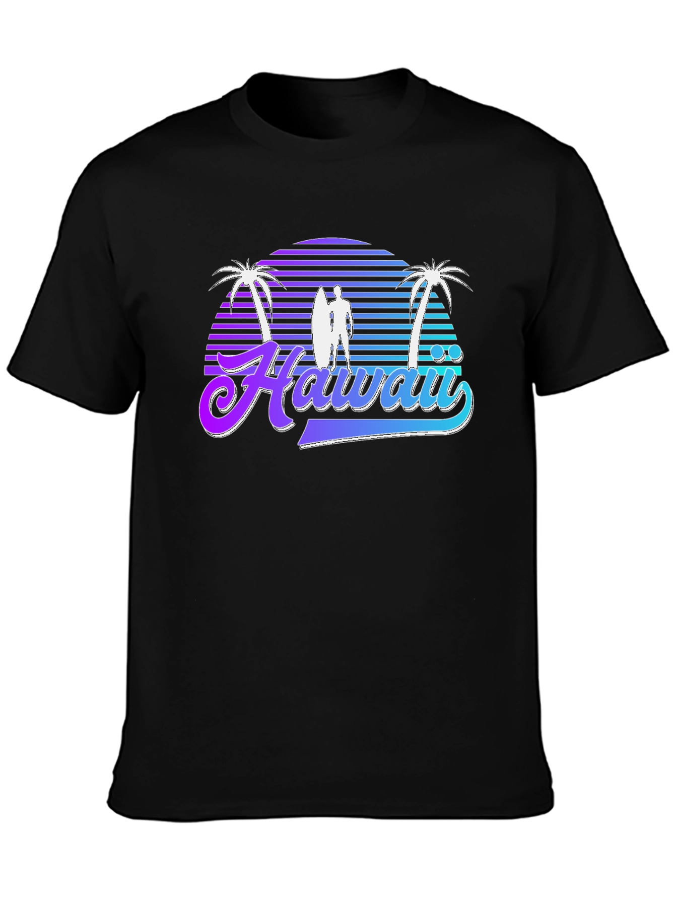 Hawaii Retro Sunset T-Shirt