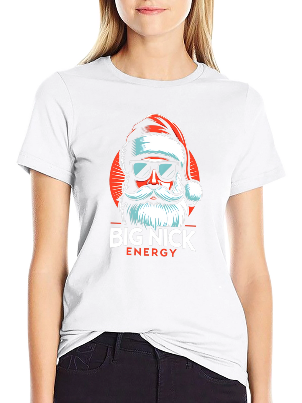 Big Nick Energy Santa Graphic T-Shirt