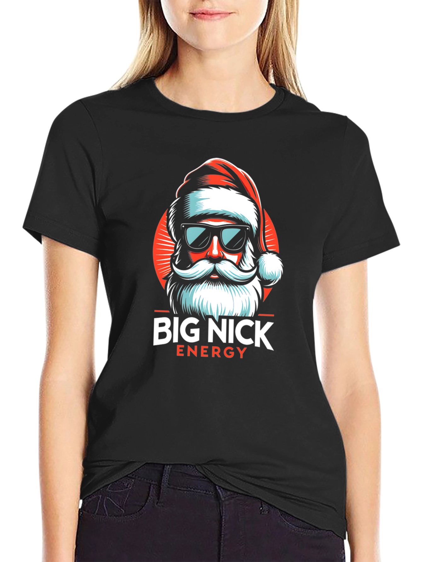 Big Nick Energy Santa Graphic T-Shirt