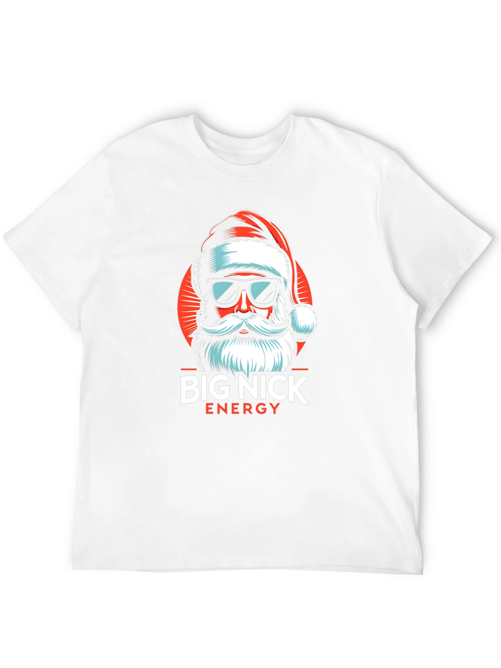 Big Nick Energy Santa Graphic T-Shirt
