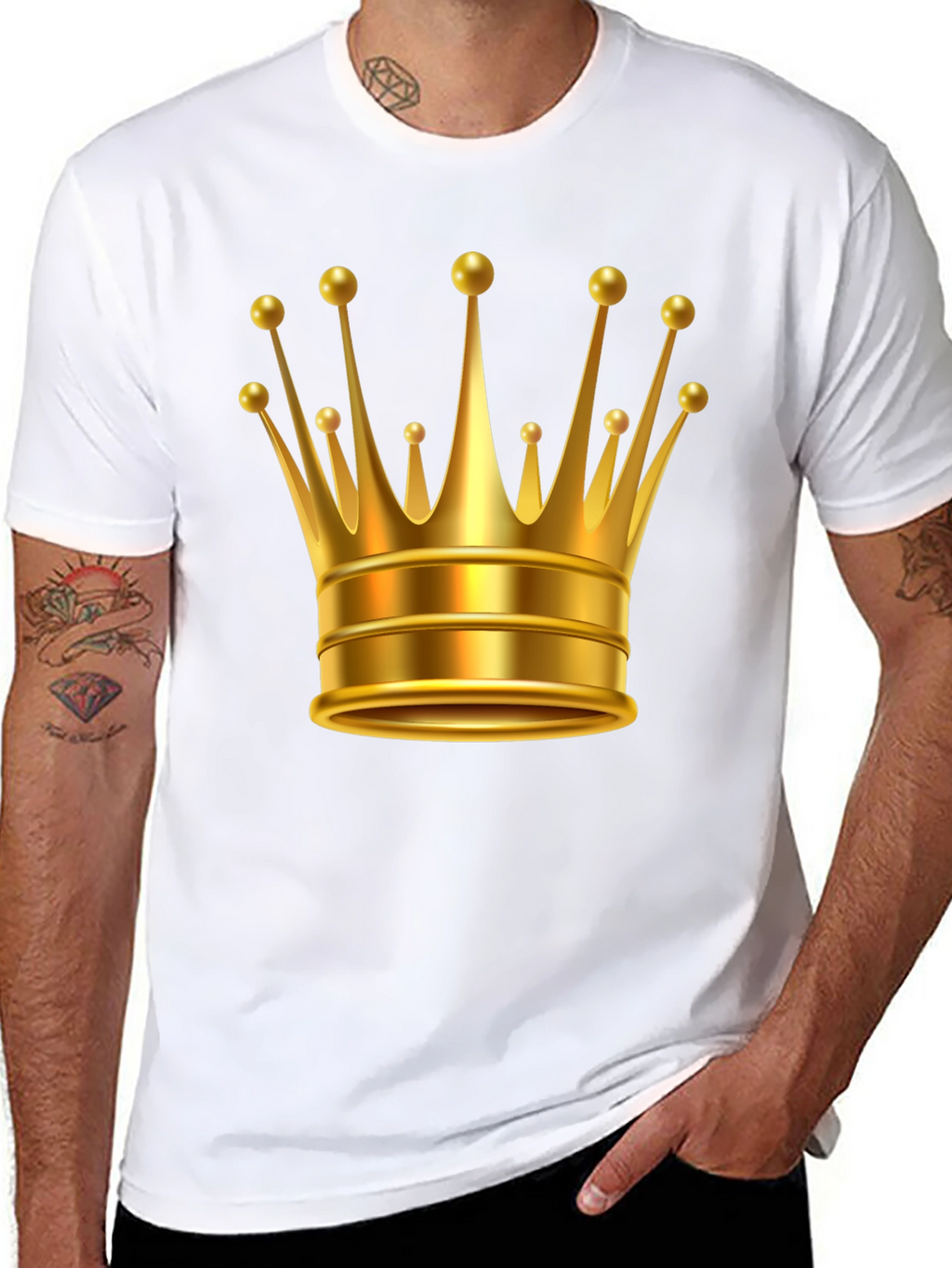 Kings Crown Graphic Tee - Black