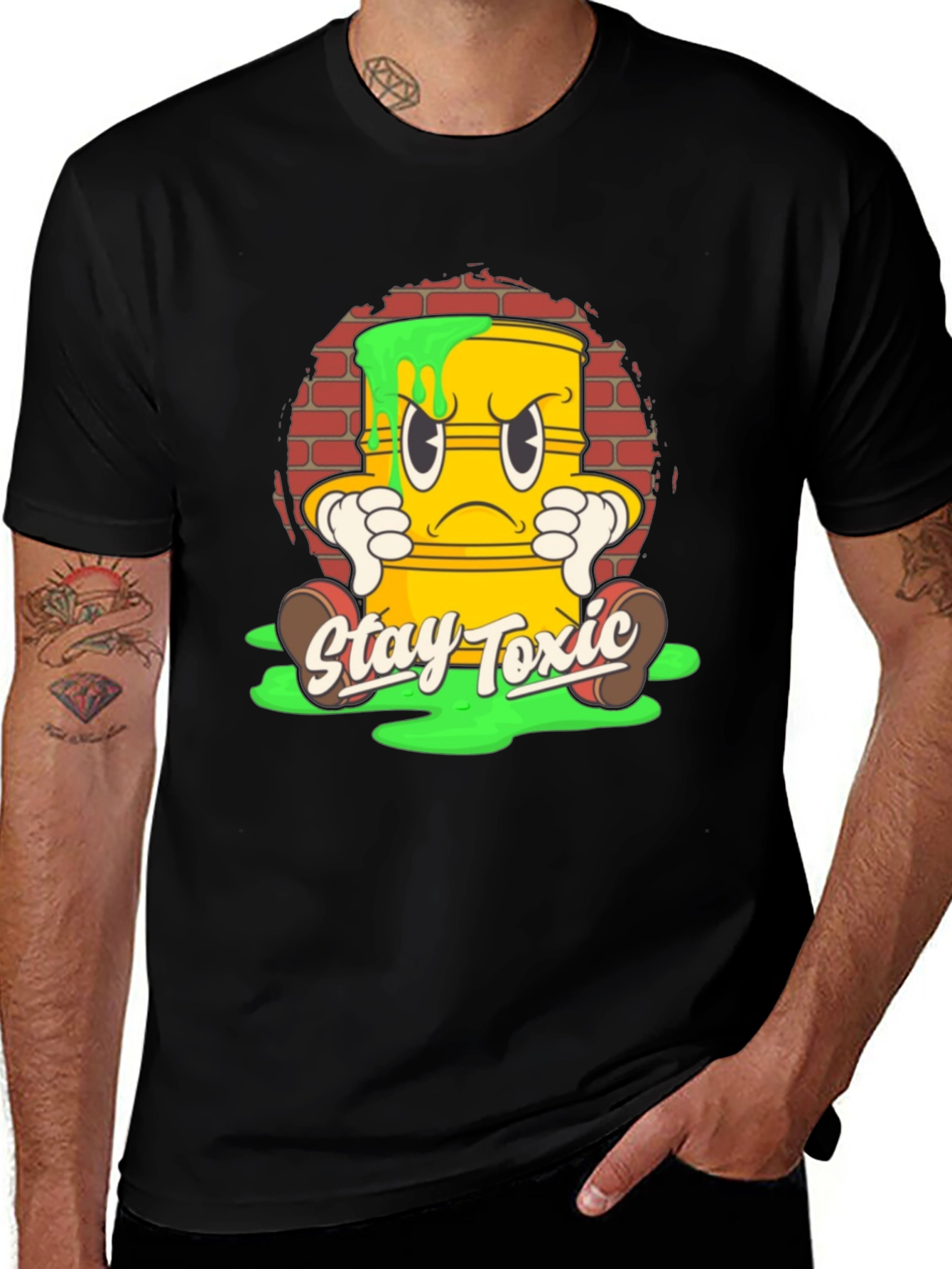 Stay Toxic Cartoon T-Shirt