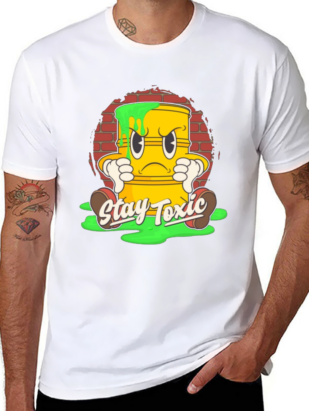 Stay Toxic Cartoon T-Shirt