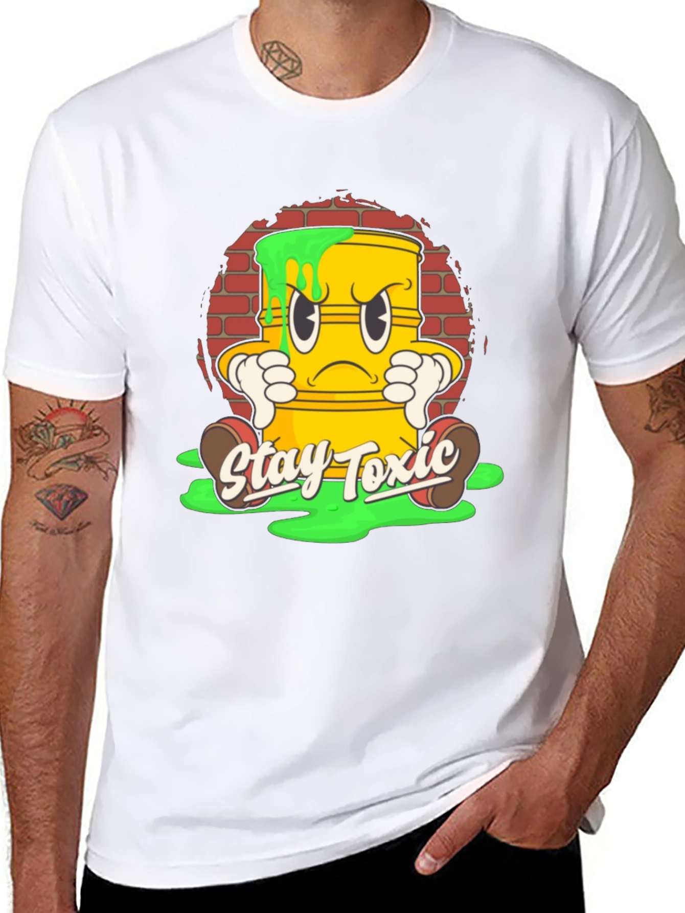 Stay Toxic Cartoon T-Shirt