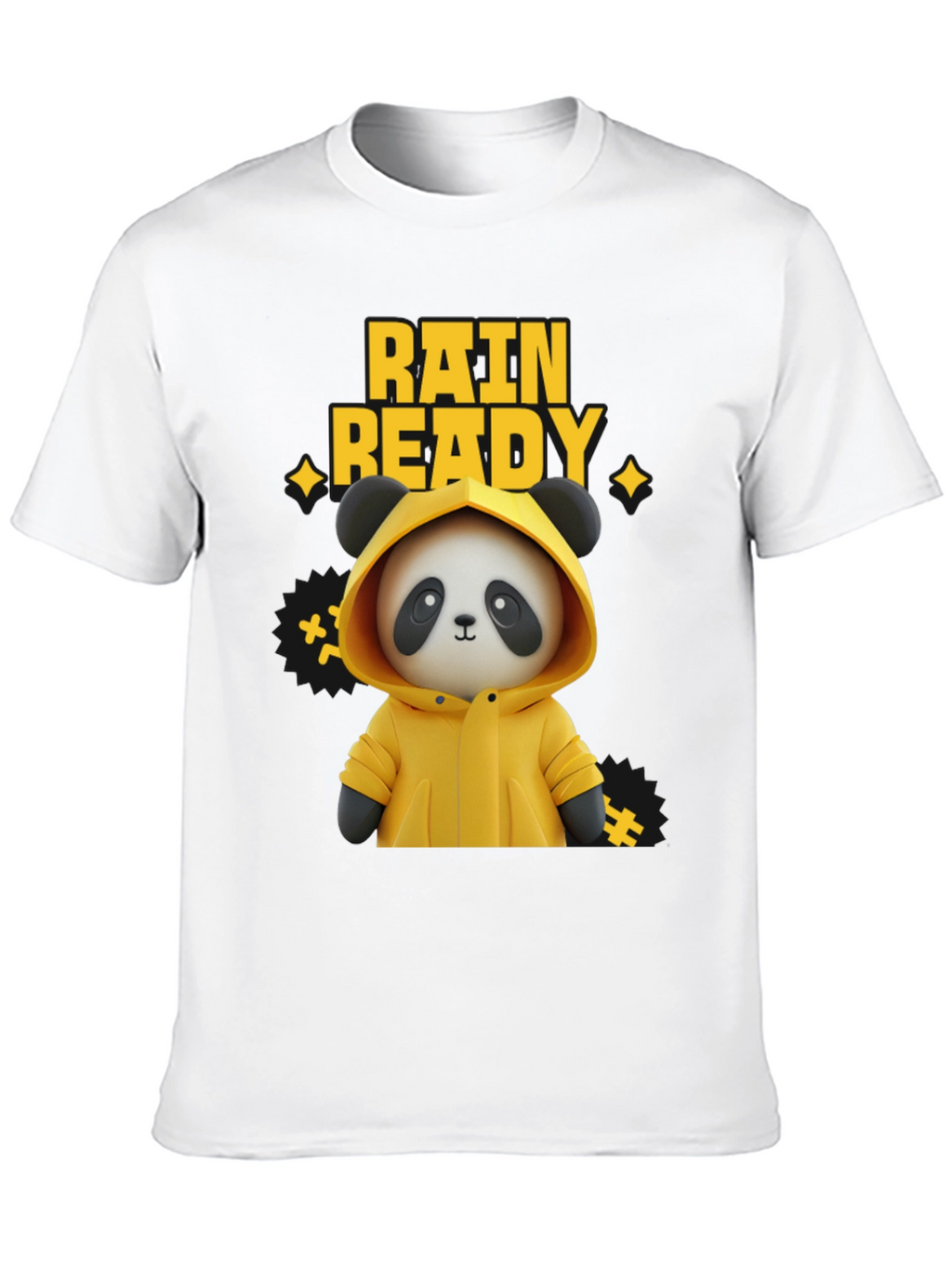 Rain Ready Panda Graphic T-Shirt