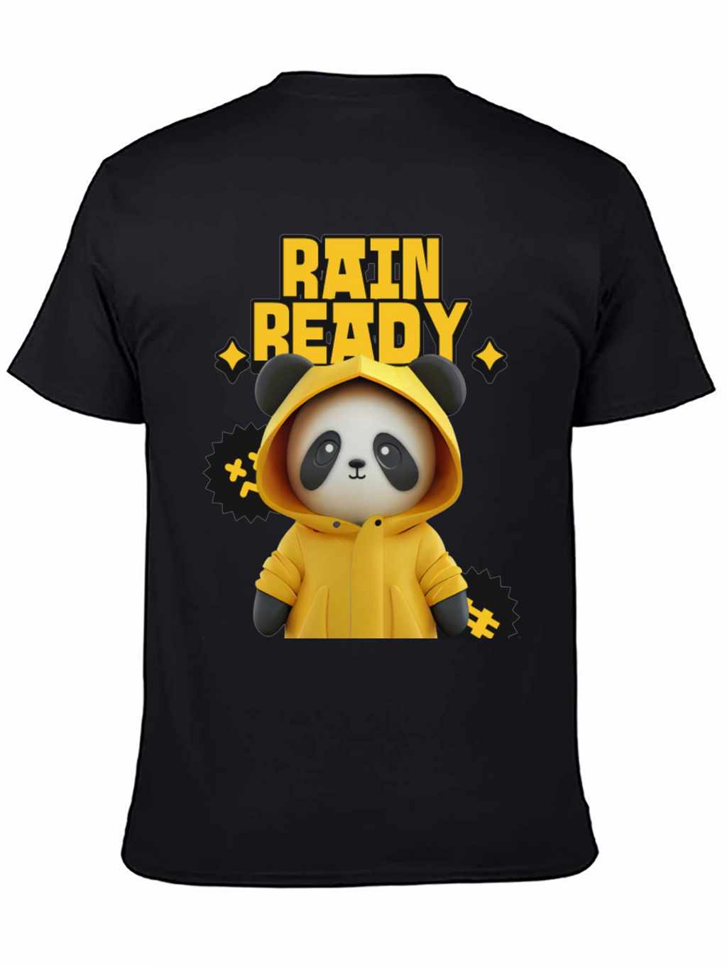 Rain Ready Panda Graphic T-Shirt