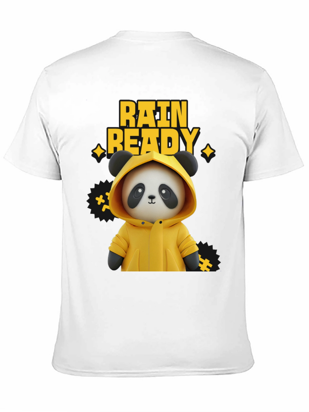 Rain Ready Panda Graphic T-Shirt
