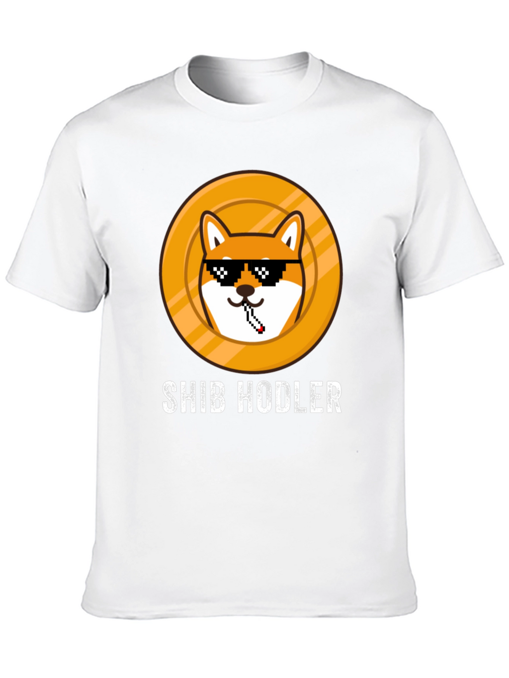 Shib Hodler Graphic T-Shirt - Crypto Meme Tee