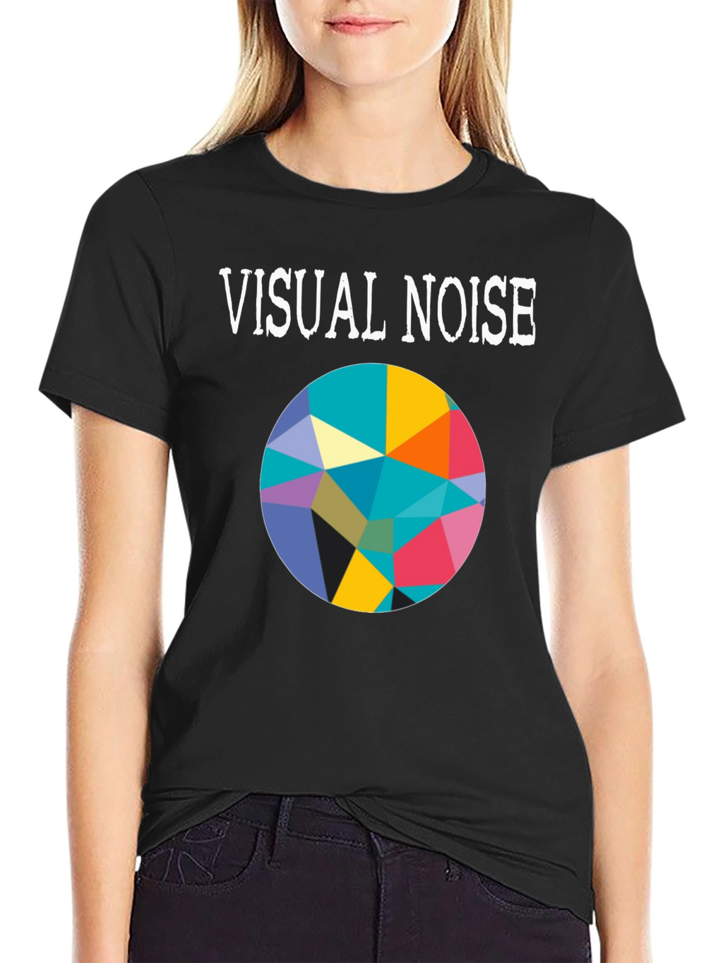 Visual Noise Graphic Tee - Abstract Design