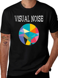 Visual Noise Graphic Tee - Abstract Design