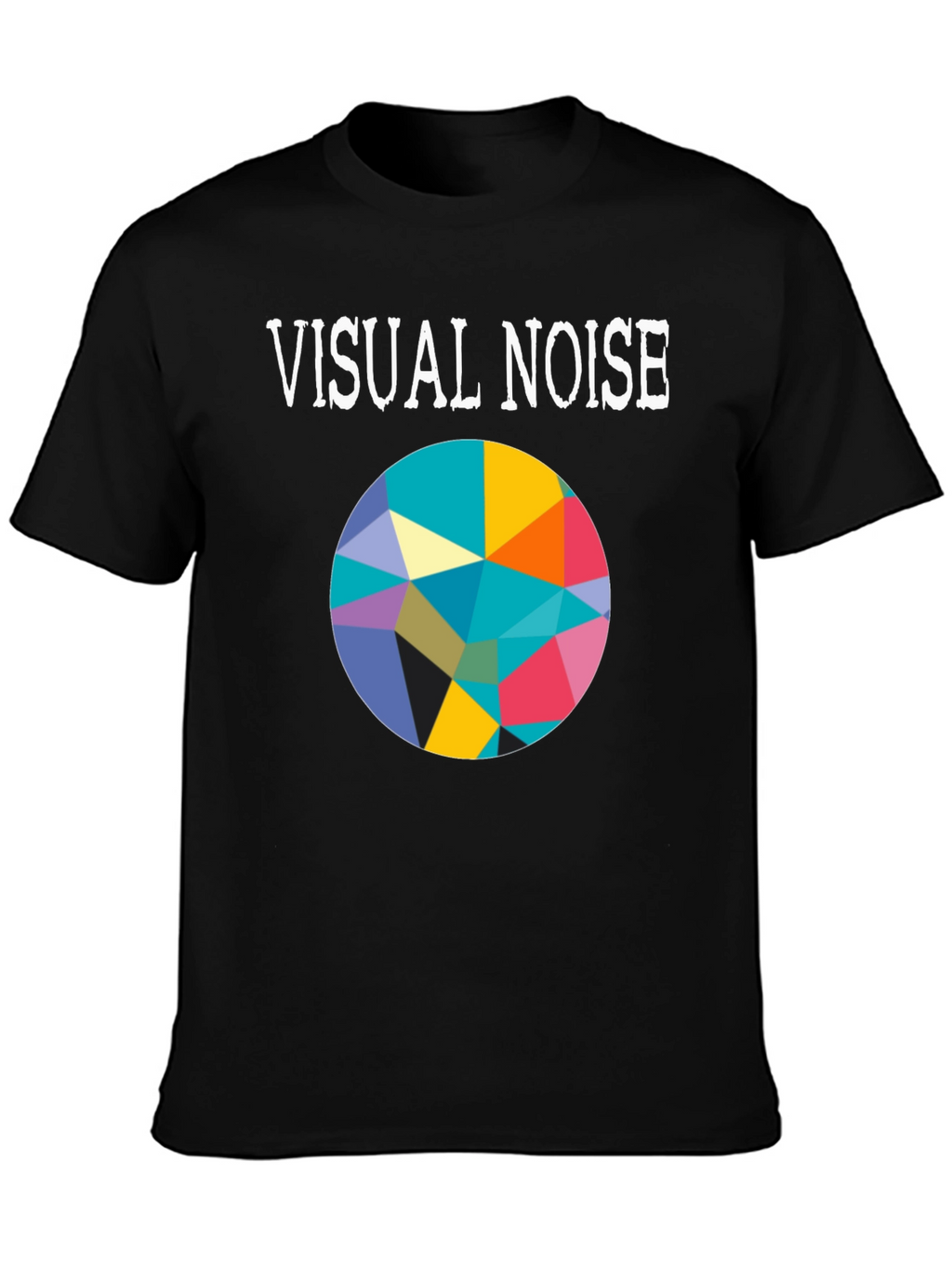 Visual Noise Graphic Tee - Abstract Design