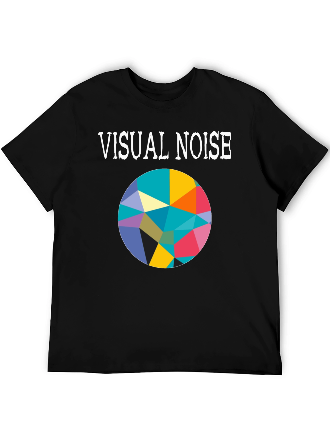 Visual Noise Graphic Tee - Abstract Design