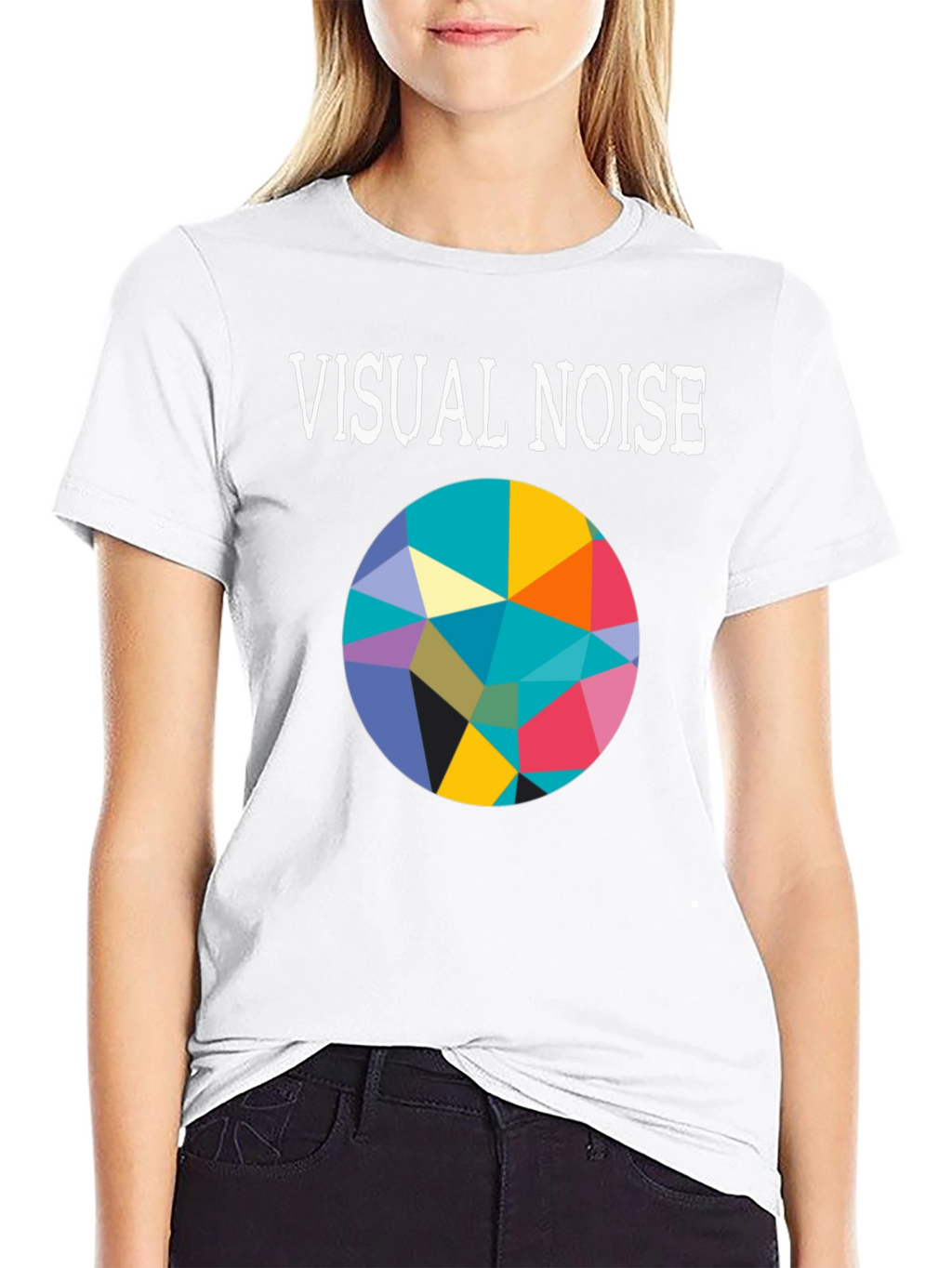 Visual Noise Graphic Tee - Abstract Design