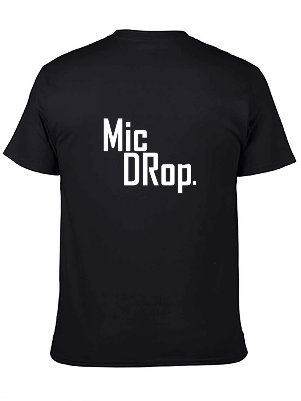 Mic Drop Black T-Shirt