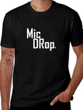 Mic Drop Black T-Shirt