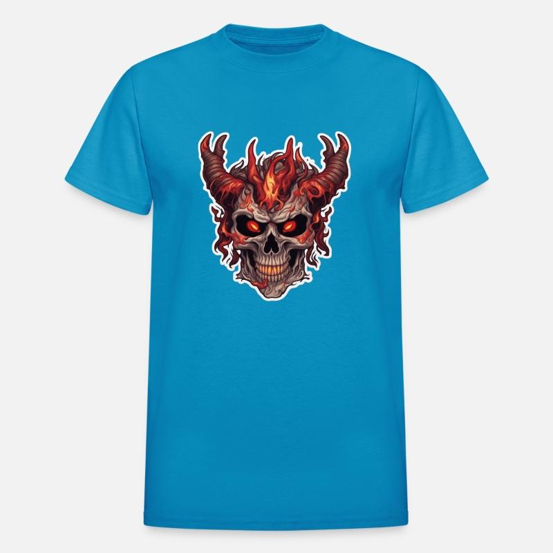 "Melting Horned Skull"