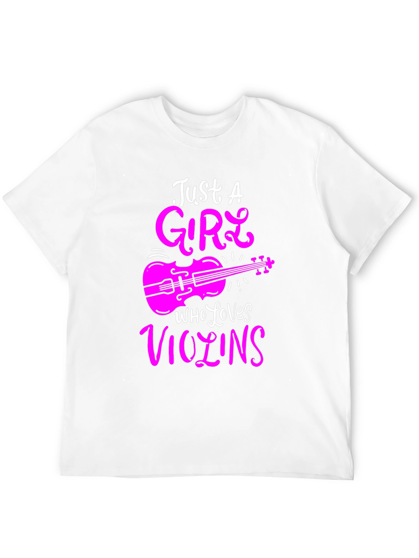 Just A Girl Who Loves Violins T-Shirt