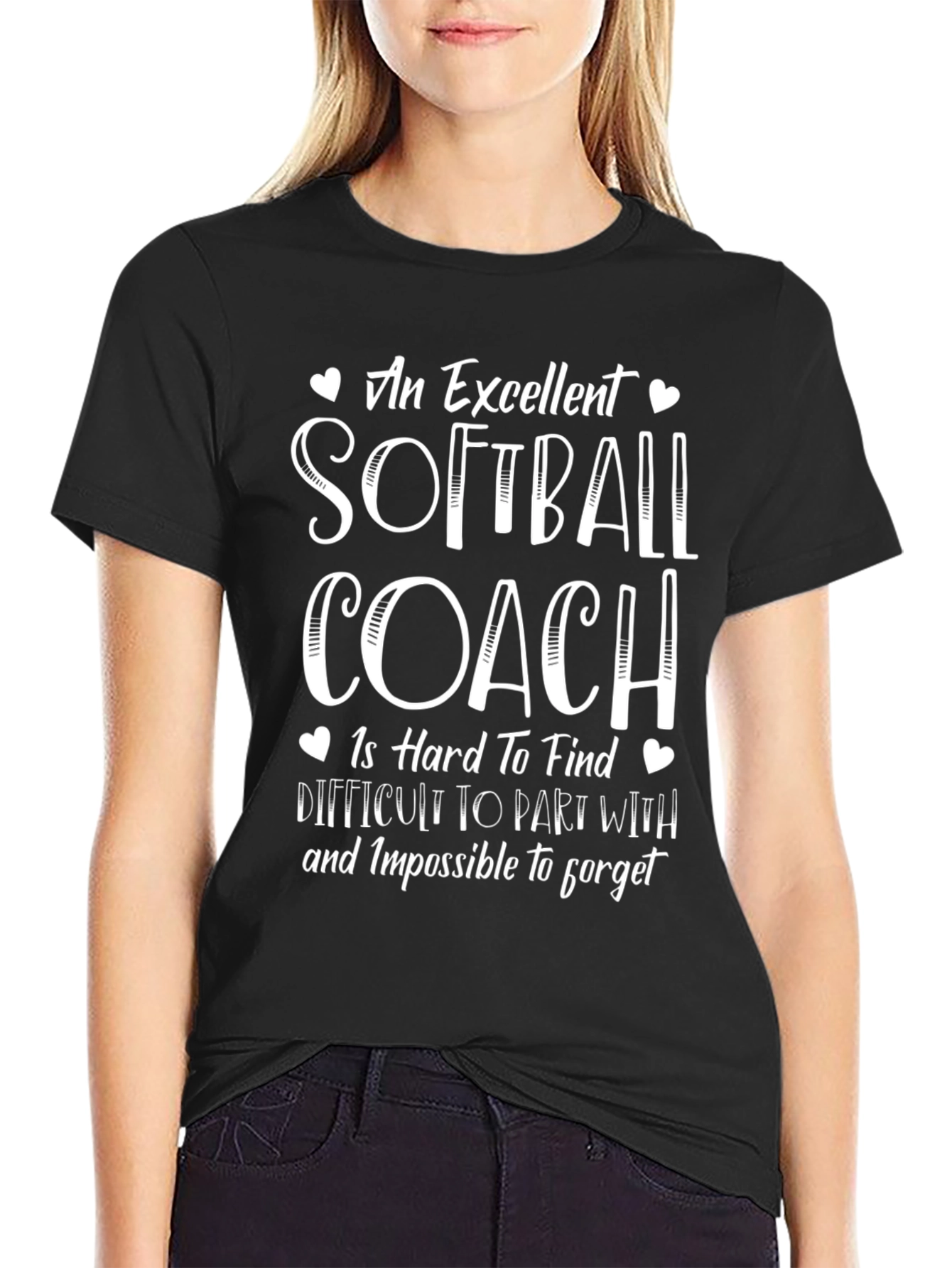 Softball Coach T-Shirt - Excellent Hard to Find