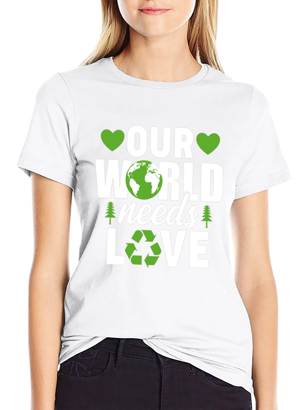 Our World Needs Love Earth Day T-Shirt
