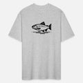 Minimalist Black Trout Vector Illustration path16