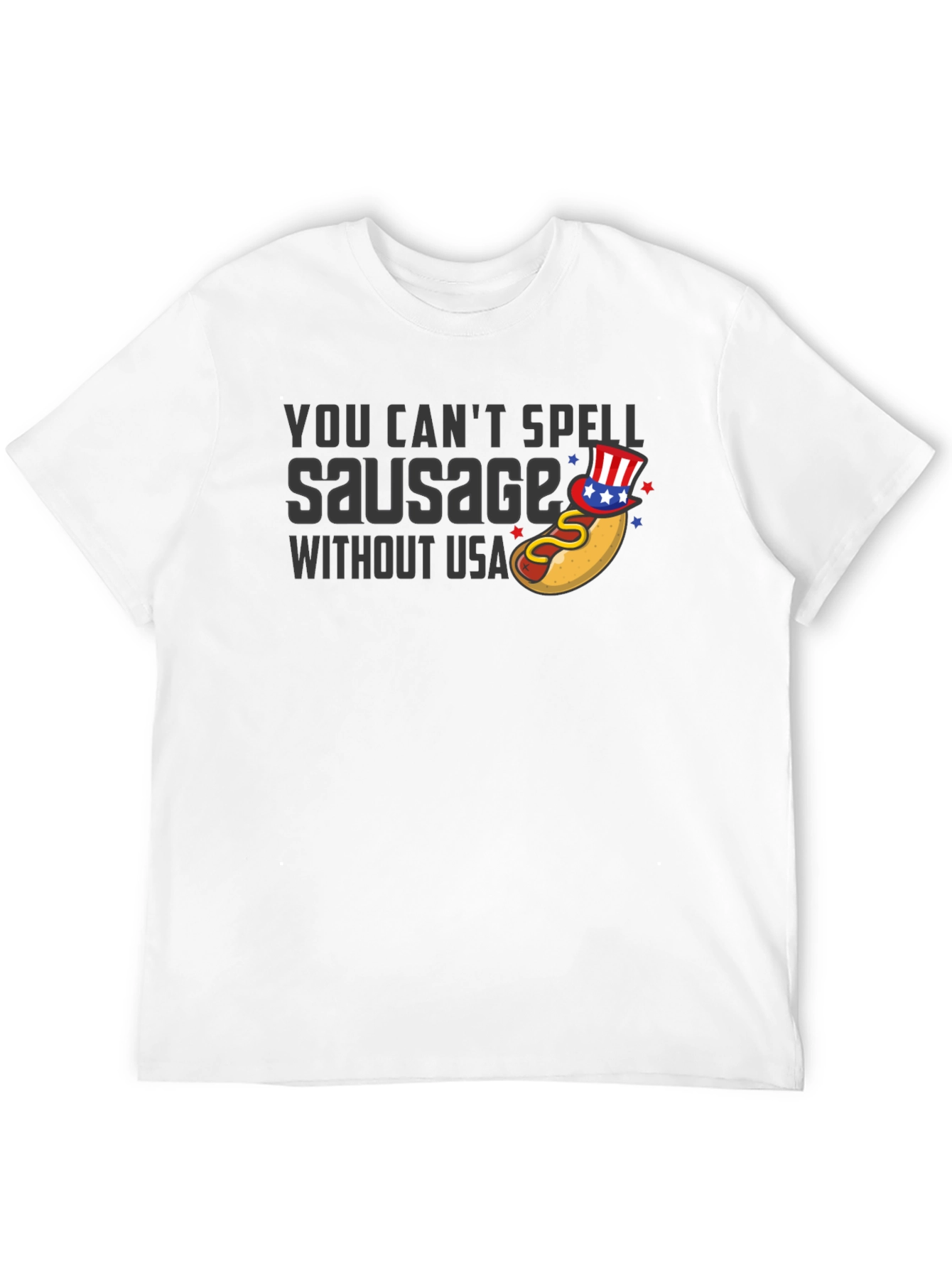 You Cant Spell Sausage Without USA T-Shirt