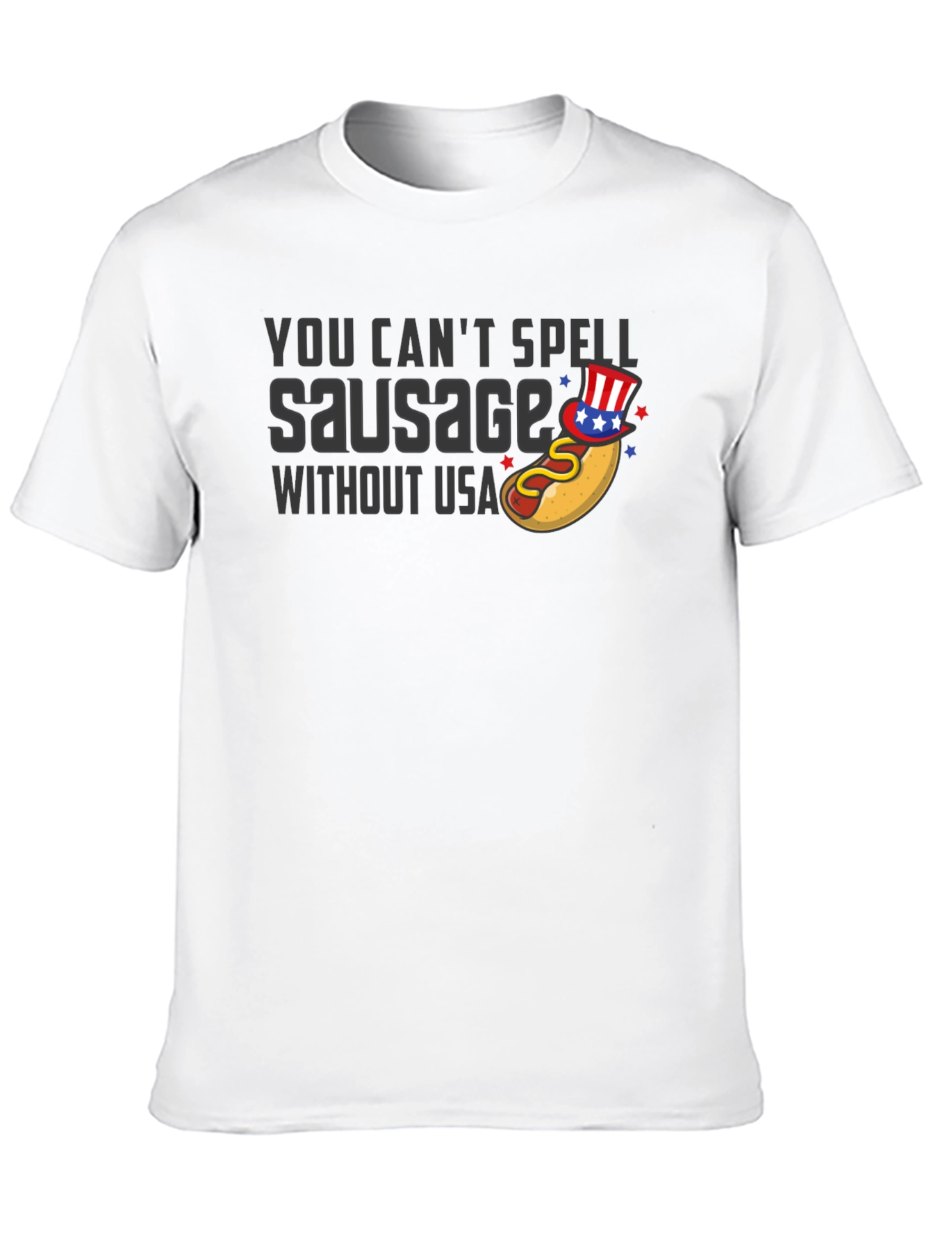 You Cant Spell Sausage Without USA T-Shirt