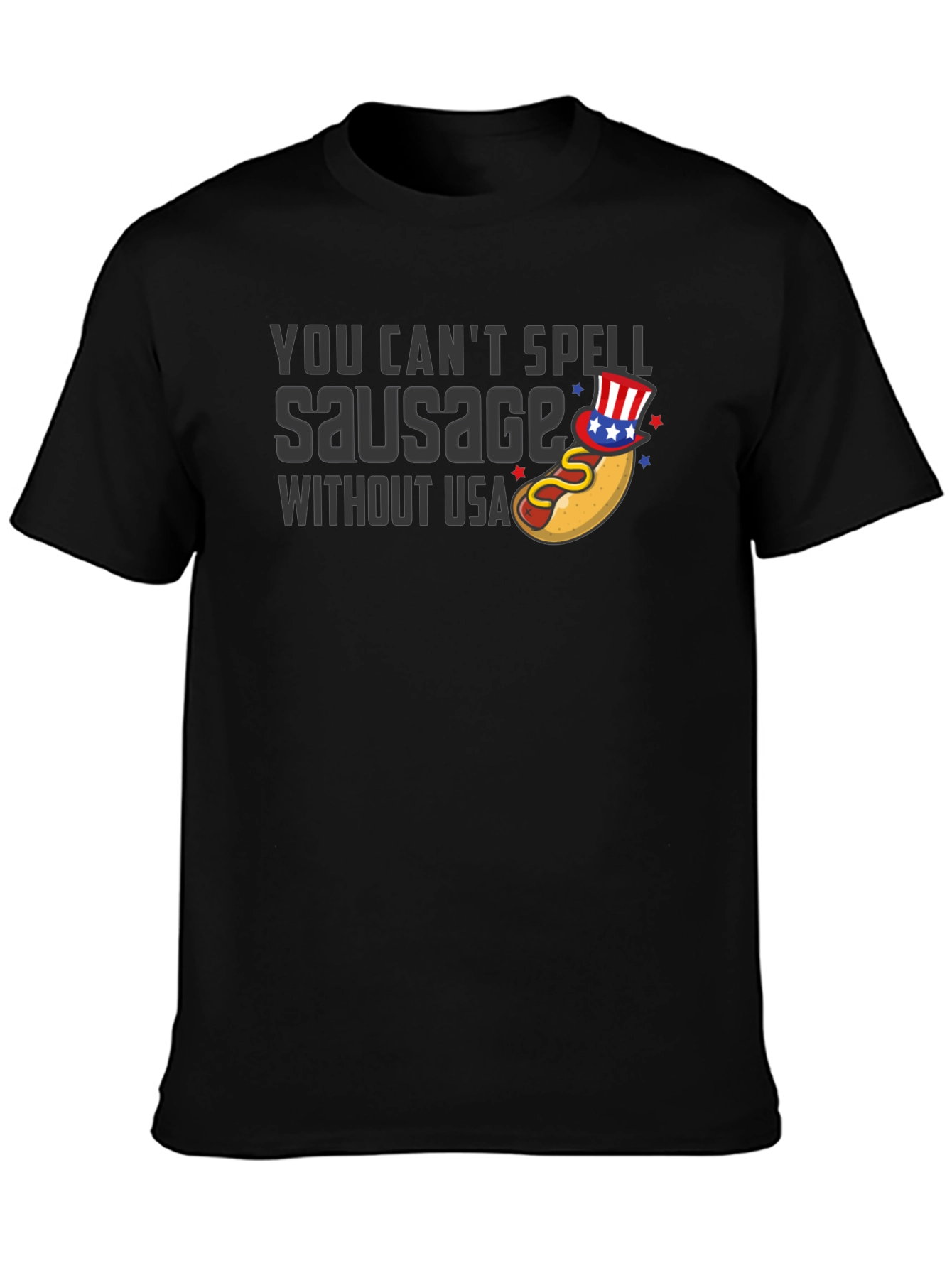 You Cant Spell Sausage Without USA T-Shirt