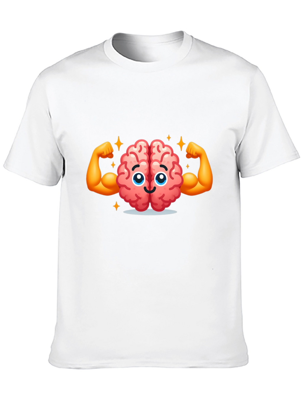 Brain Power T-Shirt - Smart & Strong Graphic Tee