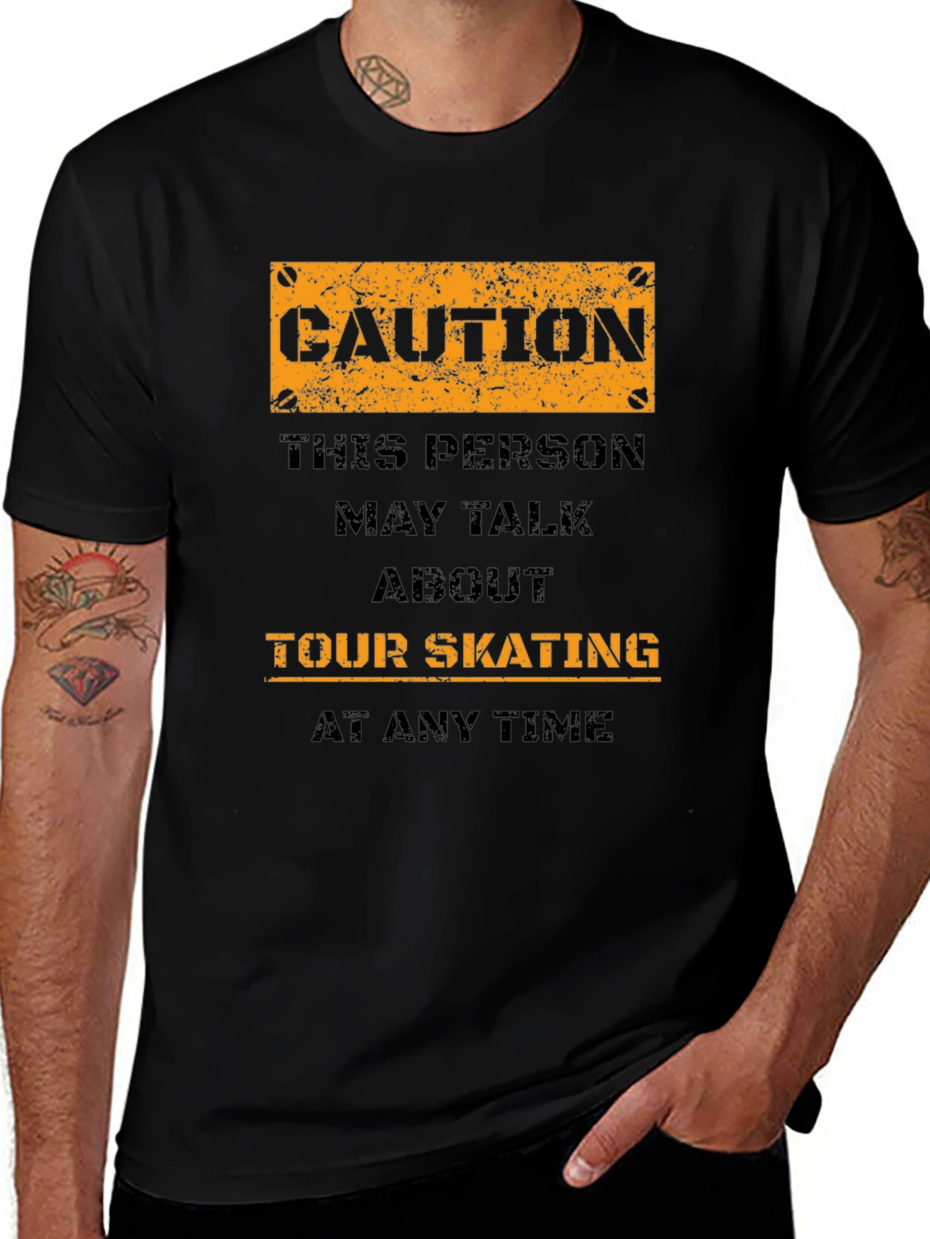Caution Tour Skating T-Shirt