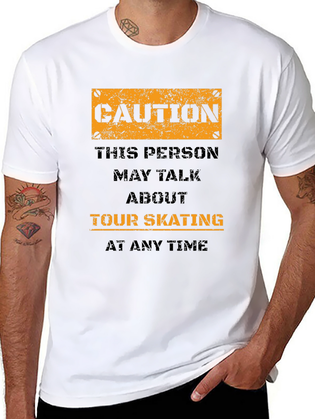 Caution Tour Skating T-Shirt