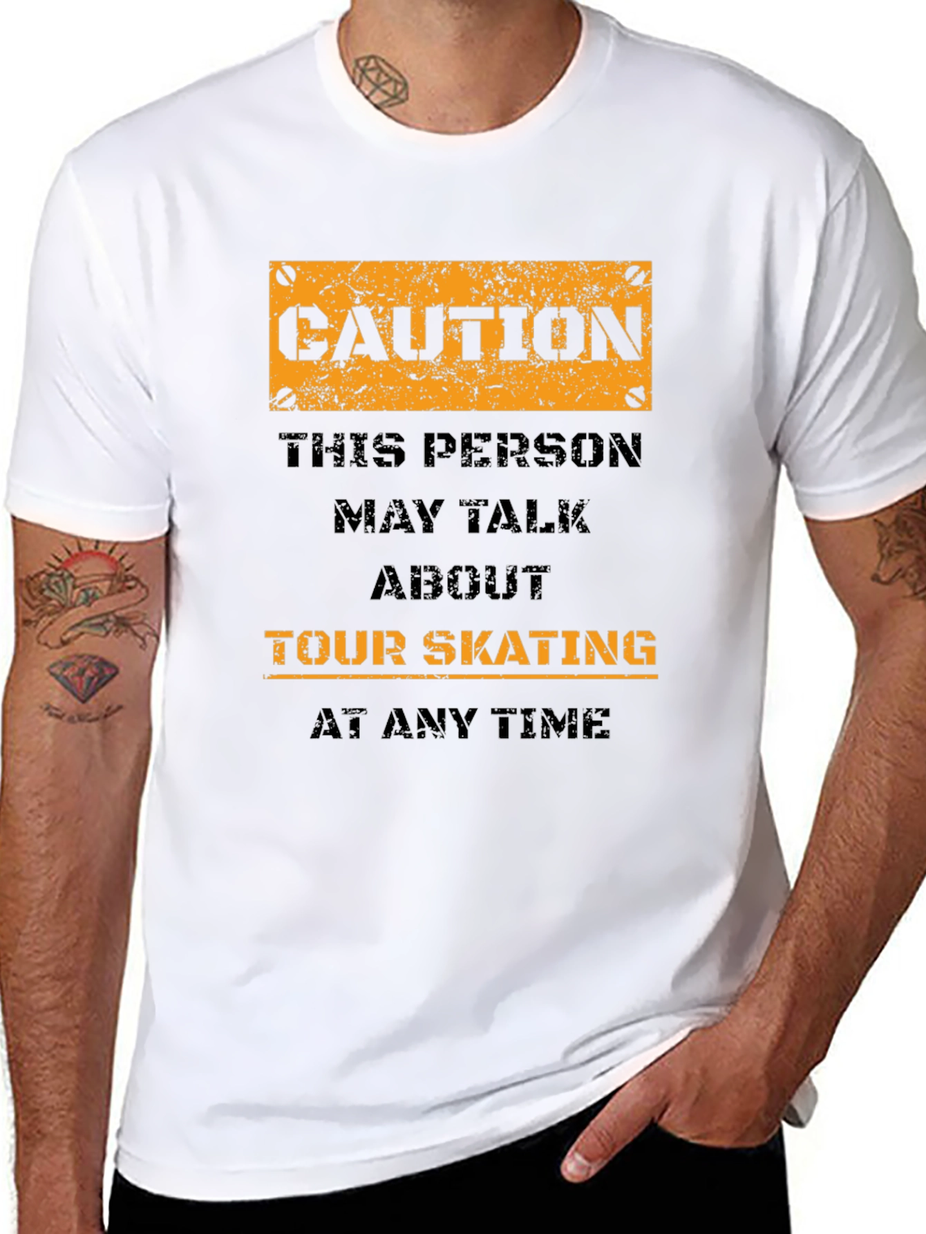 Caution Tour Skating T-Shirt