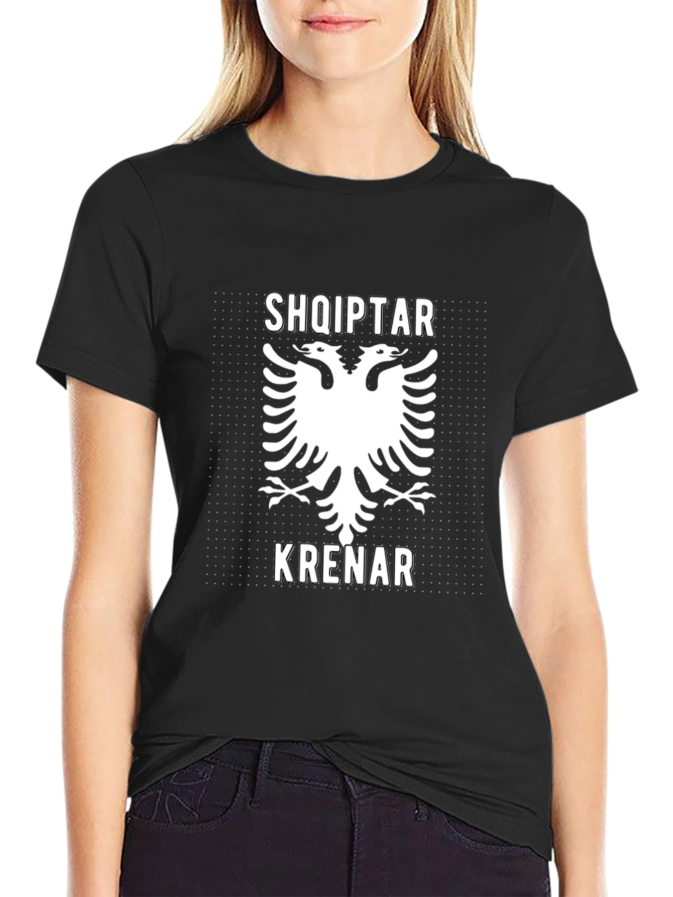 Albanian Pride Black T-Shirt