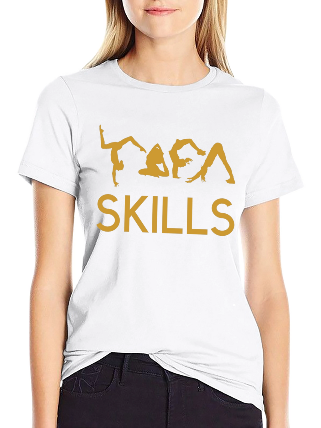 Yoga Skills Graphic Tee - Black