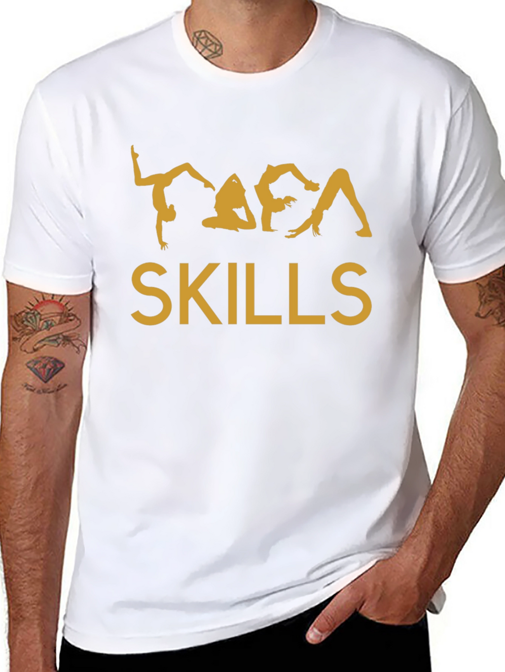 Yoga Skills Graphic Tee - Black