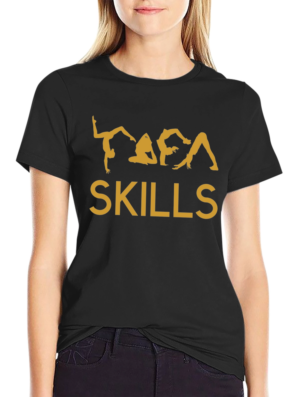 Yoga Skills Graphic Tee - Black