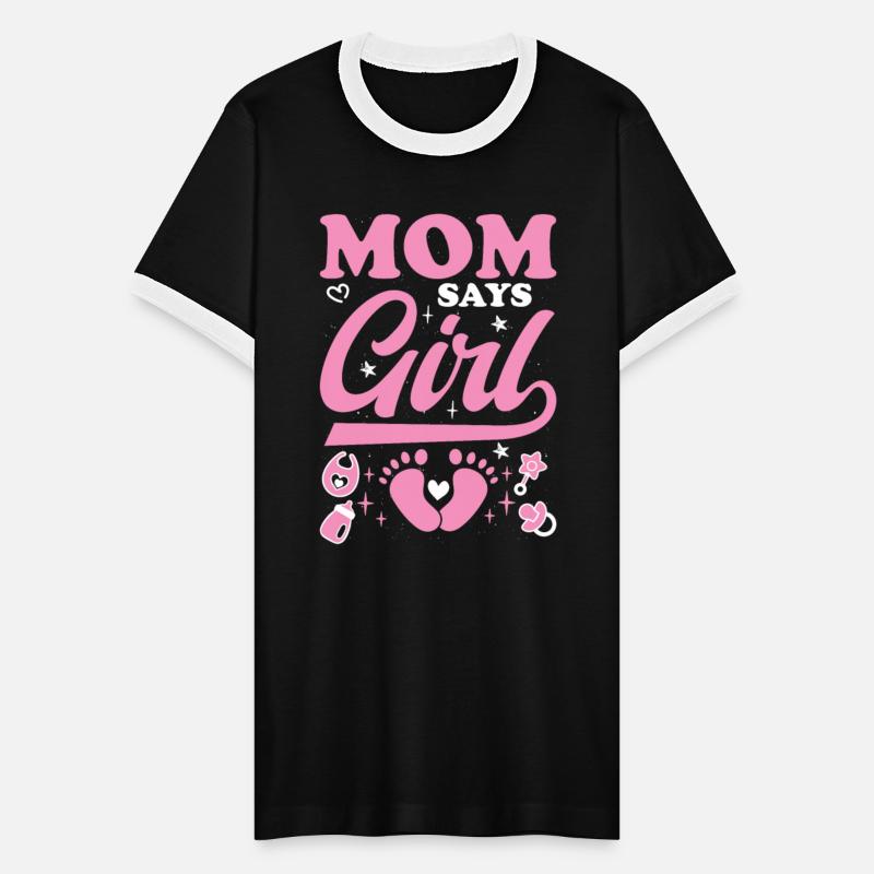 Mom Says Girl Baby Shower Gender Reveal Gift
